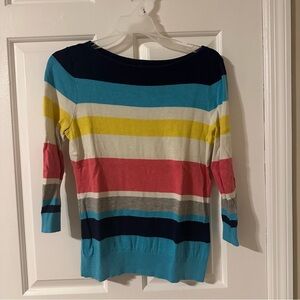 Chaps Multicolor Striped Women's Sweater
